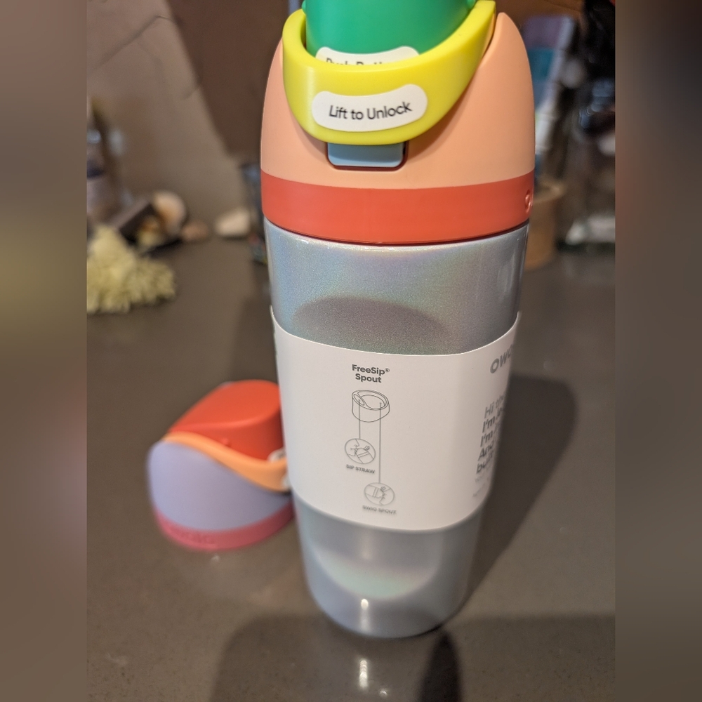 Colorful FreeSip Water Bottle